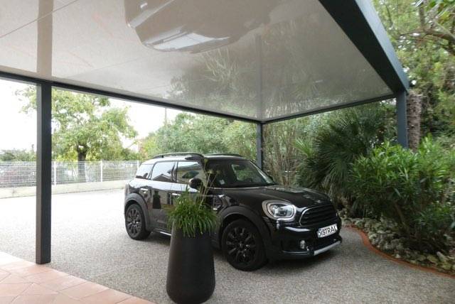 carport en aluminium toit plat devis Toulouse et sa région