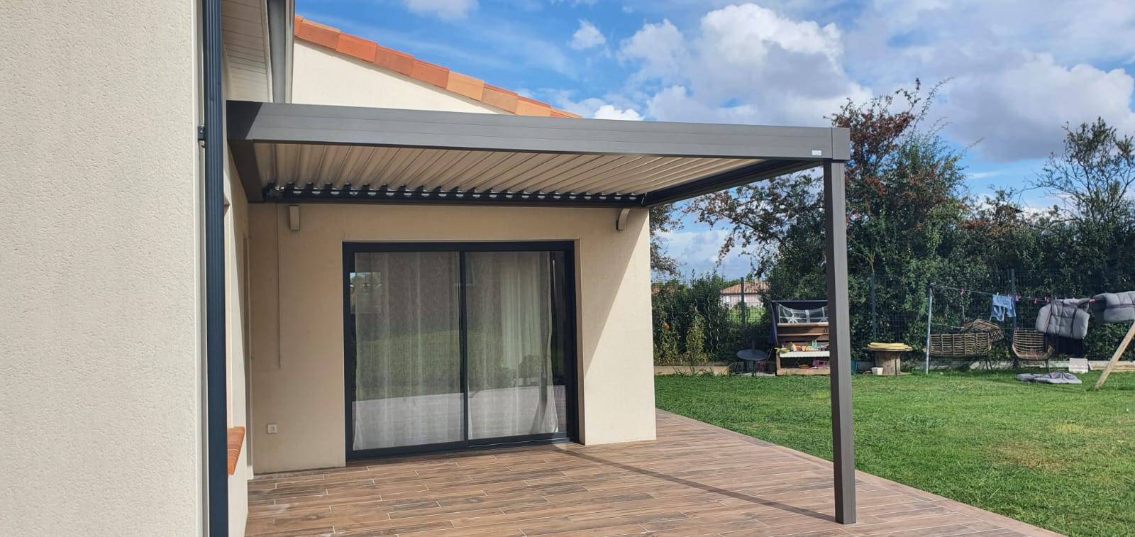 prix pergola bioclimatique en aluminium motorisée 5x3m Toulouse et sa région