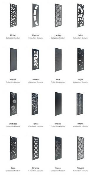 brise vue en découpe laser aluminium Toulouse