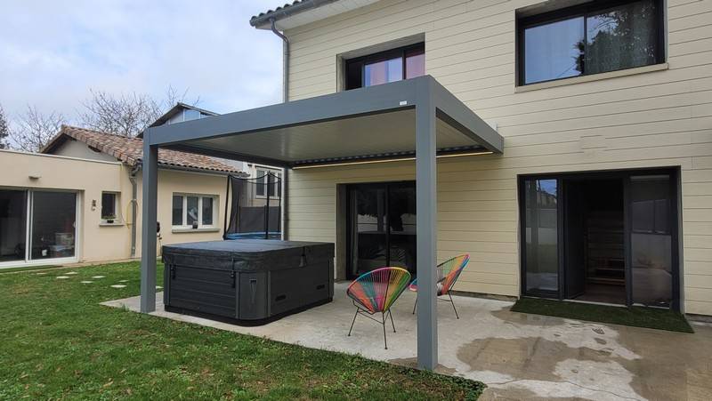 tarif pergola bioclimatique 4x4m auterive