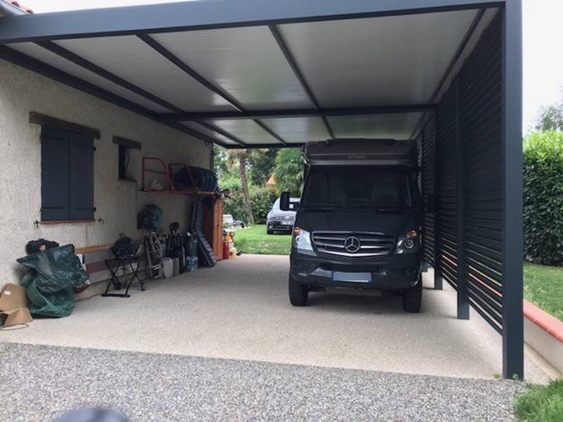 carport toit plat sur mesure devis gratuit Toulouse et sa région