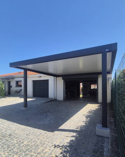 tarif carport alu sur mesure toit plein installateur Toulouse et sa région