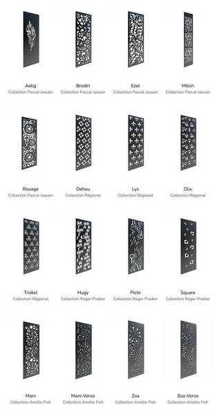 Panneau décoratif extérieur KOSTUM FRESK