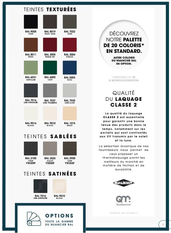 Coloris pergola bioclimatique Toulouse devis