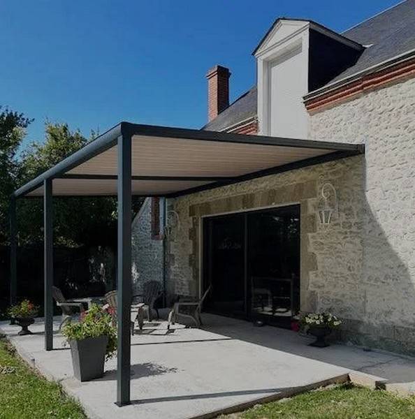 Pergola toile avec coffre sur mesure Toulouse et sa région