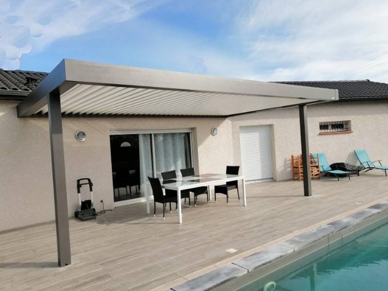 Pergola bioclimatique DISTRAL à Portet-sur-Garonne  Sur mesure  Devis gratuit  Installation rapide à Toulouse et Haute-Garonne.