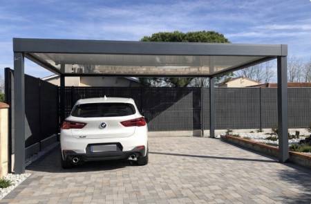 Notre zone d'activité pour ce service Carport en aluminium adossé 5x3 pour voiture devis
